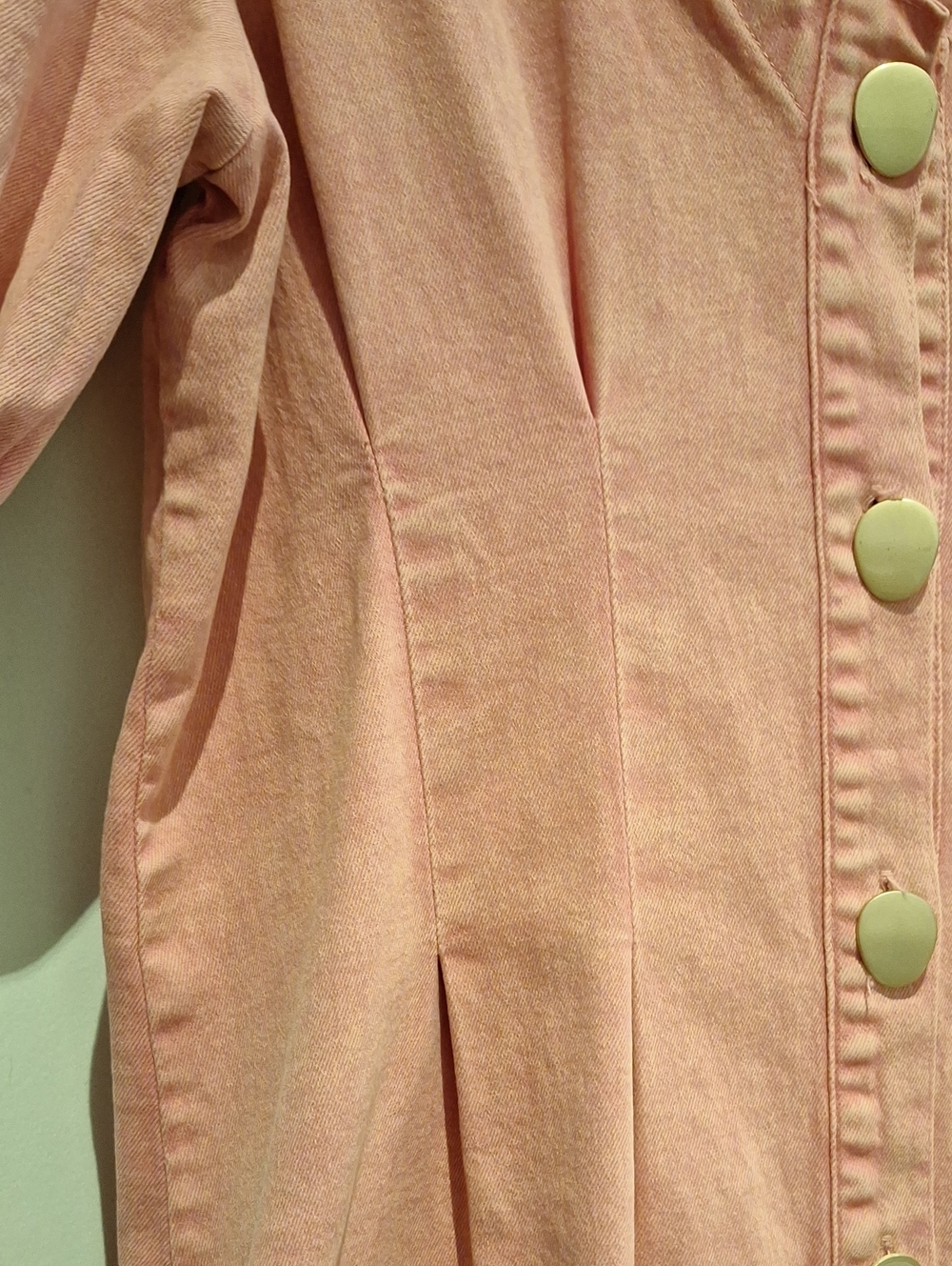 Hyacinth House Tuckernut Madeline Pink Denim Midi Dress - Picture 8 of 14